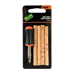 Сверло+Пробковые вставки Fox Bait drill corc sticks CAC591