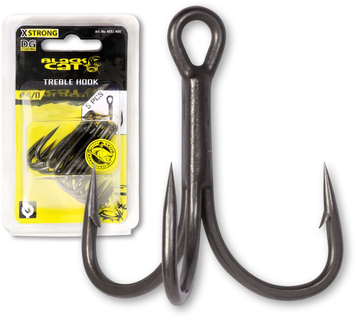 Тройник Black Cat Treble Hook DG DG coating 5pcs 4551100