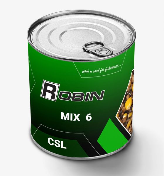"MIX-6" зерен ROBIN 900 ml. ж/б CSL 21096