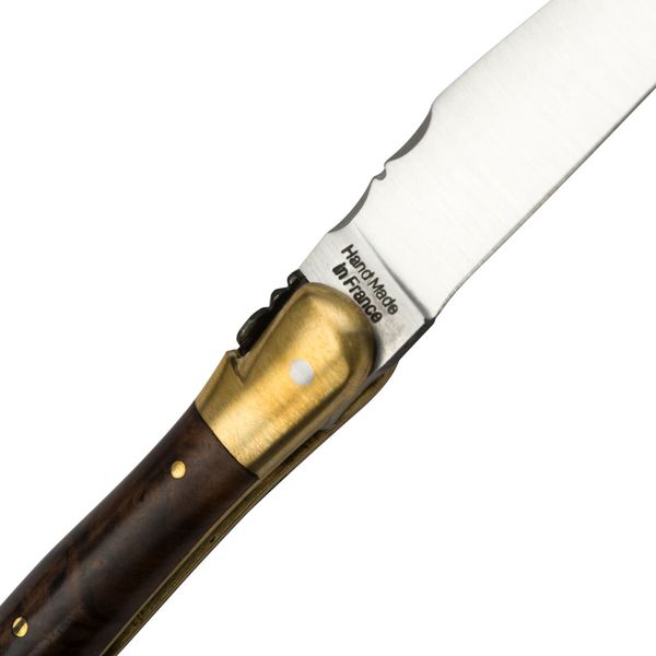 Складной нож ручной работы Laguiole 12см, грецкий орех L12NO