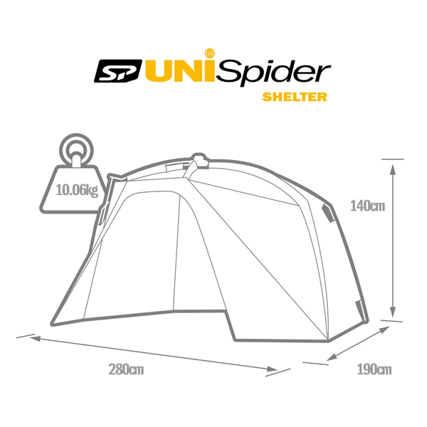 Палатка Solar SP Uni Spider Bivvy Комплект BV27-BUNDLE