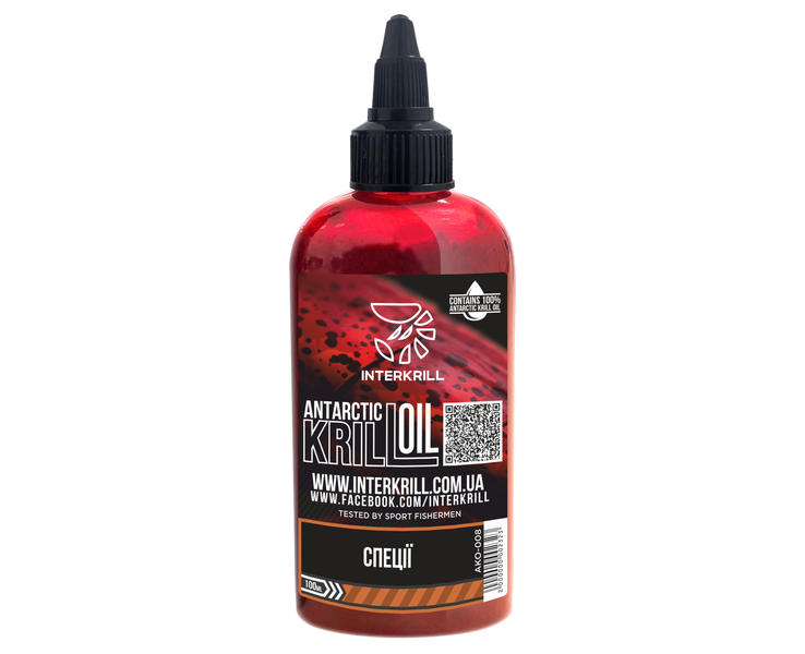 Крилевое масло Interkrill KRILL OIL Специи 100мл AKО-008