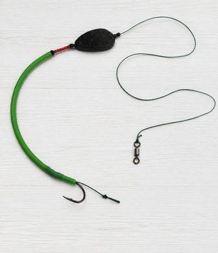 Оснащення для сома Monster Cat Single Hook Boilie 6/0 1m MC-601