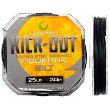 Поводочный материал GARDNER KICK-OUT STIFF SKINNED HOOKLINK KO15S