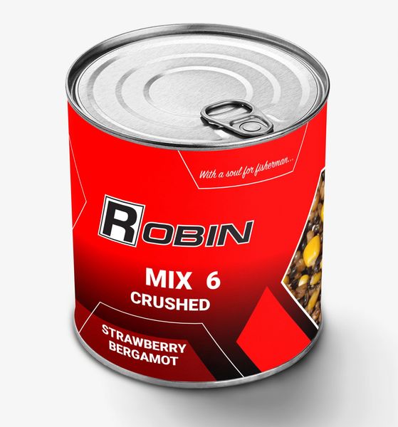 "MIX-6" зерен дробл. ROBIN 900 ml.з/б Полуниця-Берегомет 21099