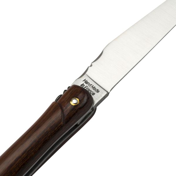 Складной нож ручной раоботы Laguiole 12см, дерево твердых пород L1BF