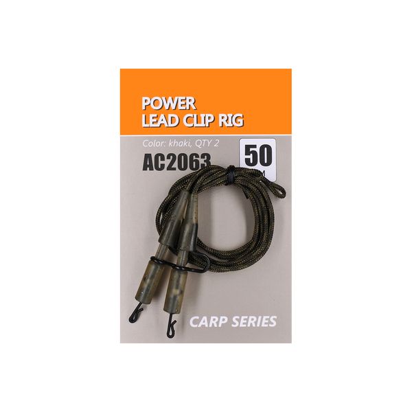 Монтаж безопасная клипса усиленная Orange Power lead clip 50см AC2063