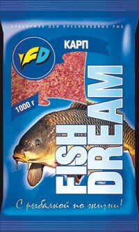 Прикормка FishDream Карп (Классика), 1кг KS001
