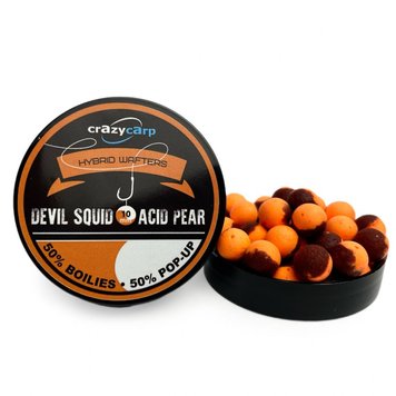 Вафтерс Crazy Carp Hybrid Wafters Devil Squid & Acid Pear (диявольський кальмар та кисла груша) 10мм HDSAP10