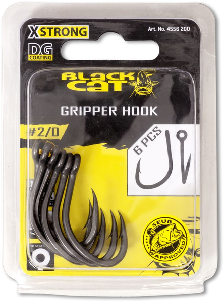 Black Cat Gripper Hook DG DG coating 6pcs 4556200