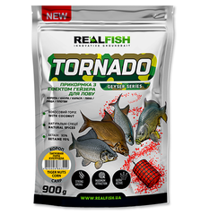 Прикормка Real Fish Торнадо Карп Тигровый орех Кукуруза 900г RFG-22
