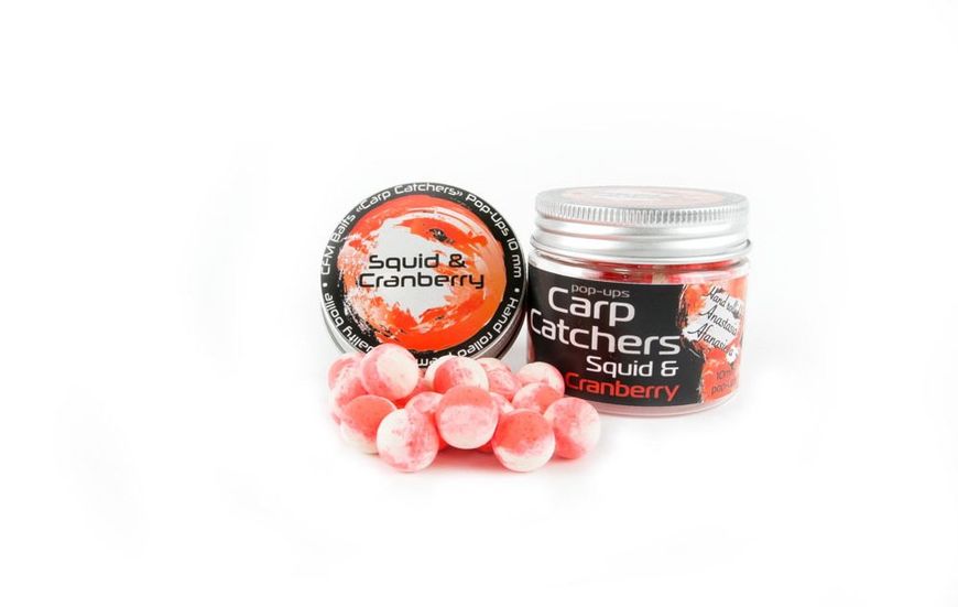 Бойлы pop-up Carp Catchers «Squid&Cranberry» 10mm psc10