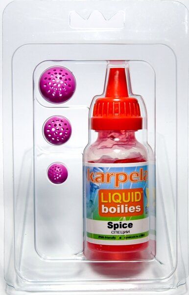 Набір. Liquid "Spice пряність" + контейнери фіолет маленькі отвори, 10-14-18 мм НП