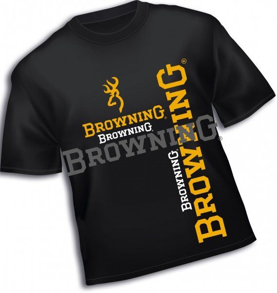 Футболка, T-Shirt, black, Browning 8922006
