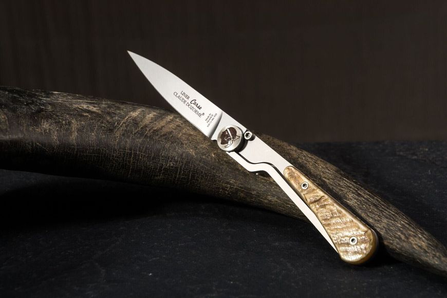 Corsica Liner lock карманный, нож очень большой размер, ручка из рога барана 1.92.142.37
