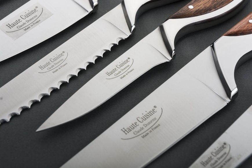 Блок 6 ножів Haute Cuisine з ручкою з екзотичного дерева 2.14.109.51