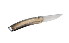 Нож со складным лезвием Le Thiers "Gentleman" ручной работы, светлый рог T98PC