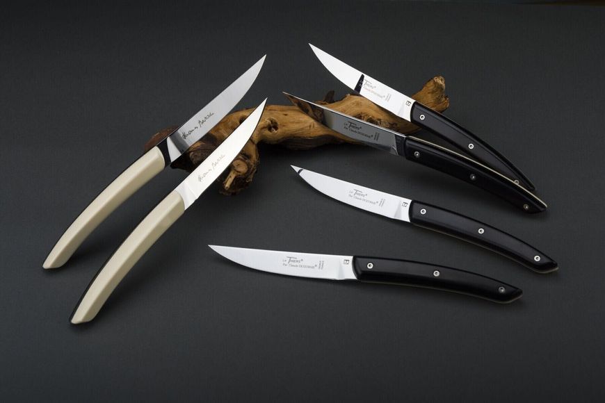 Набор из 6 ножей Thomas Bastide с черно/кремовой ручкой 6.90.001.23ТВ