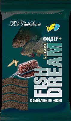 Прикормка FishDream Фідер + (Club Series), 0.8кг KB108