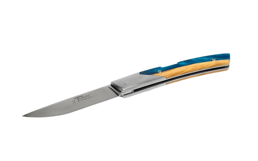 Складной нож ручной работы "Le Thiers Advance", гибридный самшит. T7HBU
