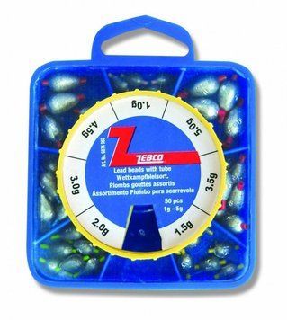 6074901 Набор грузил Lead beads with tube.,1.5-6g, 6074901