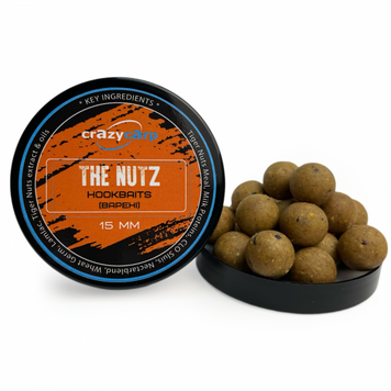 Насадочні бойли Crazy Carp Platinum Hookbaits The Nutz 15мм 125г TN15H