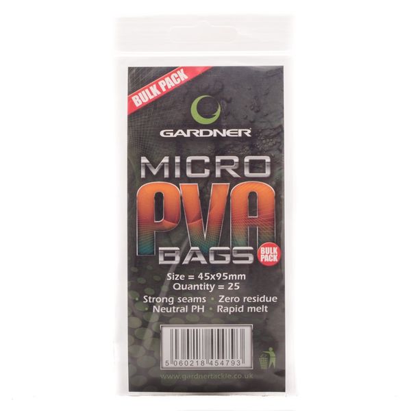 ПВА-пакети Gardner PVA Bags Micro (25шт) MCPVA2B