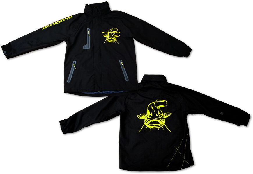 Куртка Black Cat Rain Jacket black/yellow 8994001