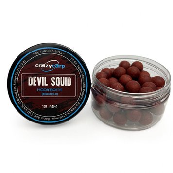 Насадочні бойли Crazy Carp Platinum Hookbaits Devil Squid 12мм 125г DS12H