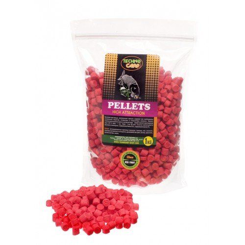 Пеллетс Flavored Carp Pellets "Red Fruit" , 1кг 79498