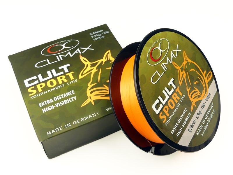 Волосінь Climax Cult Carp Sport Orange 11000-022O
