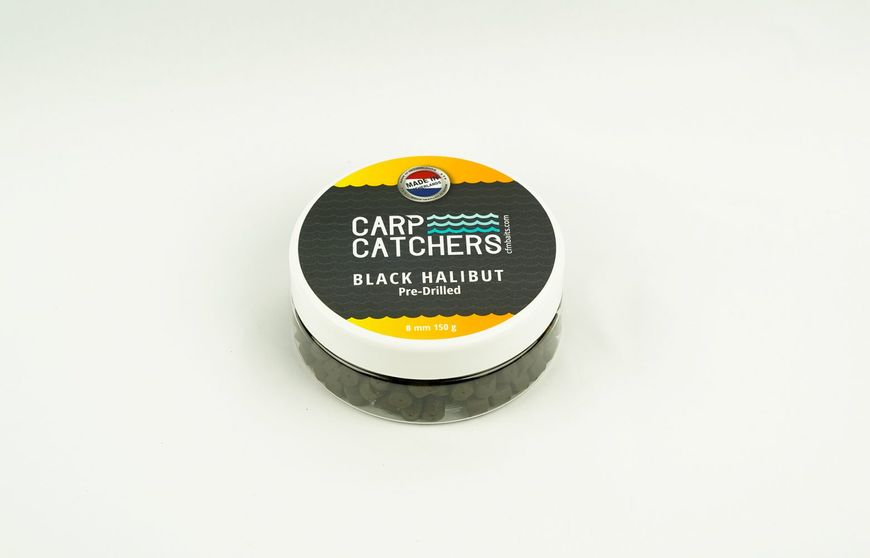 Пеллетс Carp Catchers«Black Halibut Hook Pre-Drilled» 8mm 150гр bhh8150