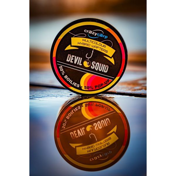Вафтерс Crazy Carp Multicolor Devil Squid Hybrid Wafters 12мм MDSHW12