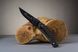 Thiers liner карманный нож, черное лезвие и карбоновая ручка