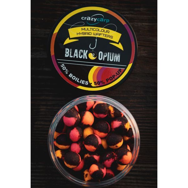 Вафтерс Crazy Carp Multicolor Black Opium Hybrid Wafters 12мм MBOHW12