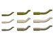 Изогнутая трубка для крючка PB PRODUCTS ALIGNER SHORT SHANK Weed (водоросль) 8 шт.