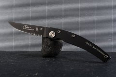 Thiers Scrapper кишеньковий ніж з чорним лезом і чорною ручкою 1.90.171.90N