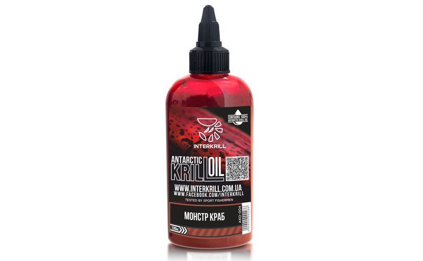 Крилевое масло Interkrill KRILL OIL Монстр Краб 100мл AKО-004