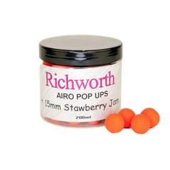 Плавающие бойлы Richworth Strawberry Jam Orig. Pop Ups, 200ml RW15SJP