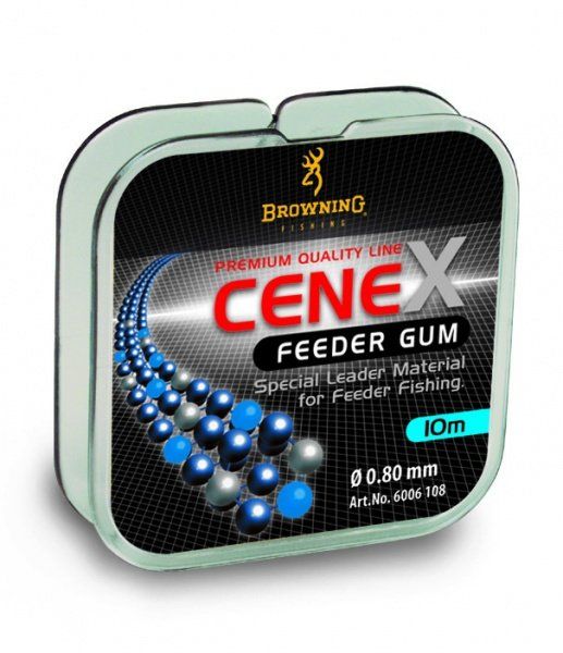 Резина для оснасток Browing Cenex Feeder Gum, 0,8 мм, 10 м (6006108) 6006108