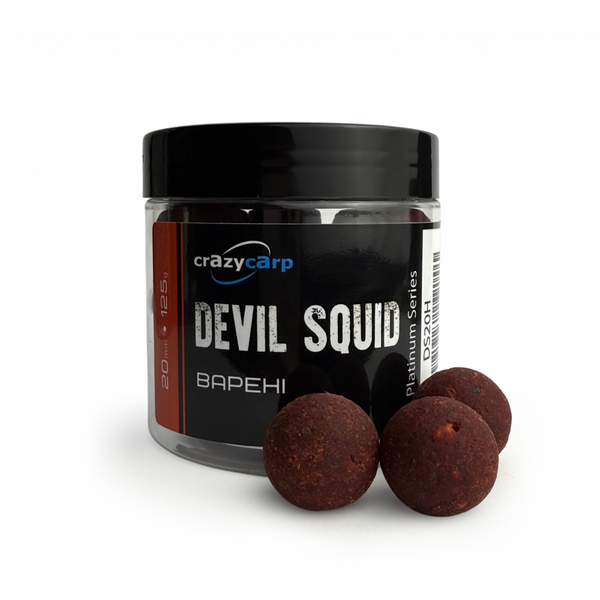 Насадочні бойли Crazy Carp Platinum Hookbaits Devil Squid 20мм 125г DS20H