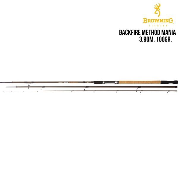 Вудилище 3,90m Browning Backfire Method Mania 100gr 1755390