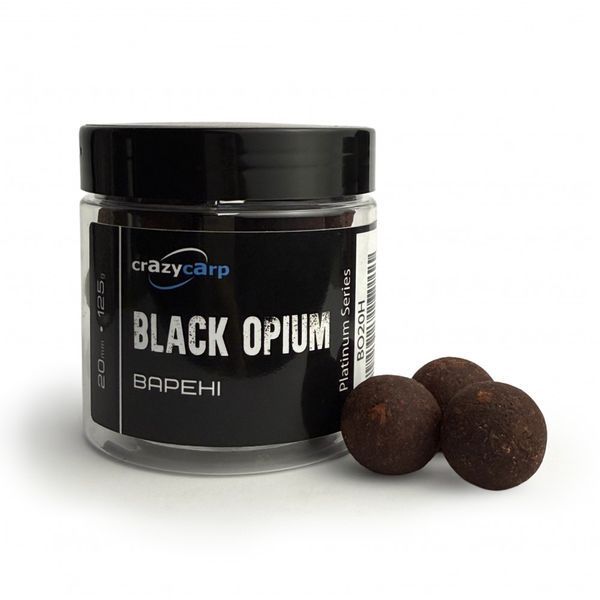 Насадочные бойлы Crazy Carp Platinum Hookbaits Black Opium 20мм 125г BO20H