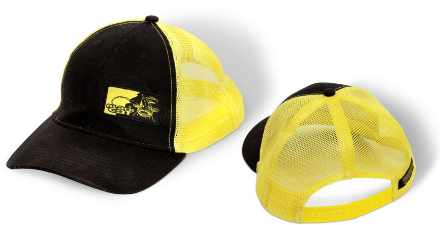 Кепка Black Cat Trucker Cap uni black / yellow 9788090