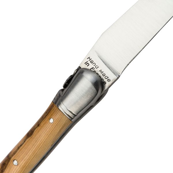 Складной нож ручной работы Laguiole "Nature", оливковое дерево L60