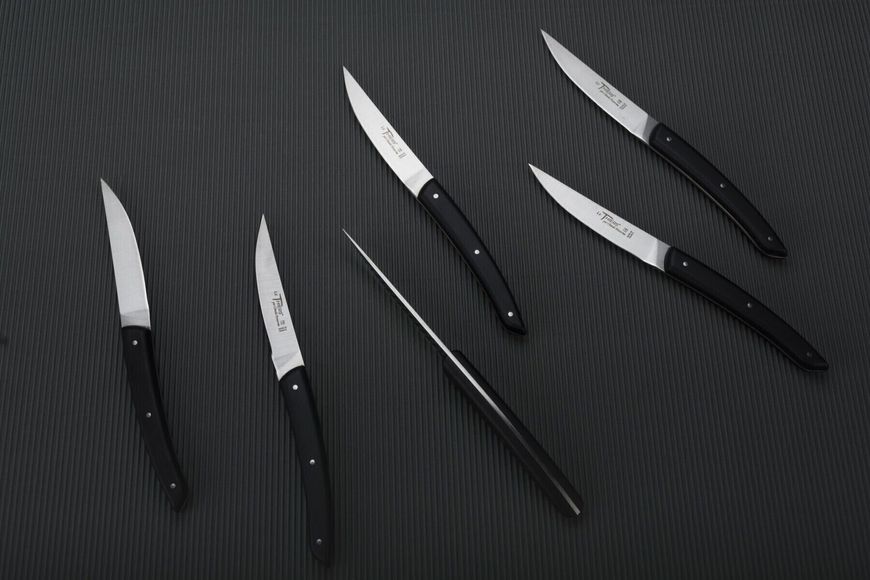 Набор из 6 ножей Thiers с черной матовой ручкой 2.90.001.90М