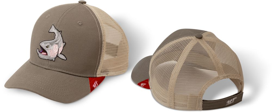 Кепка Magic Trout Trout Trucker Cap stretch gray / brown 9788095
