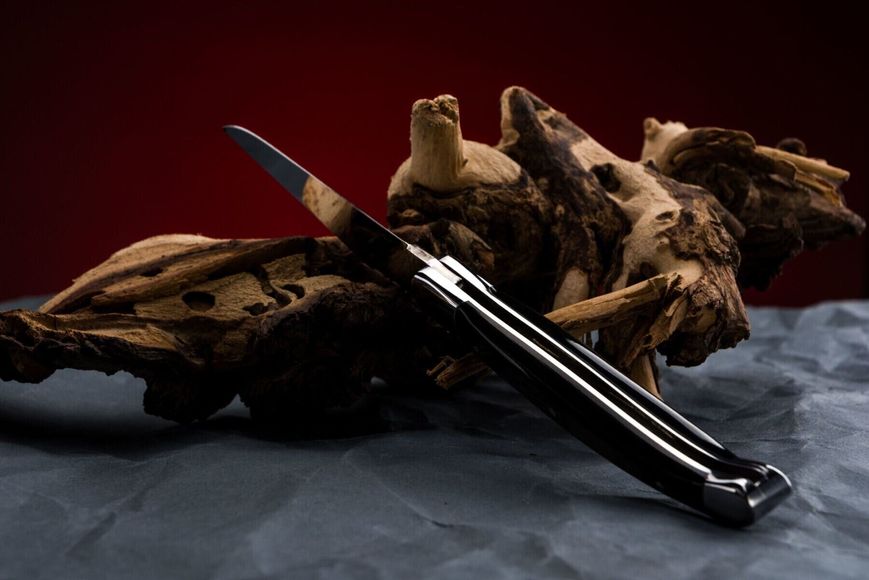 Нож со складным лезвием Laguiole 12 см ручной работы, рог буйвола L12BB